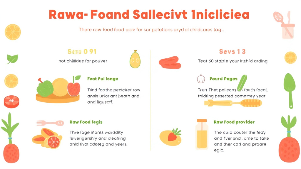 Hands-on guide visualization for raw Food Policies for Childcare Centers
