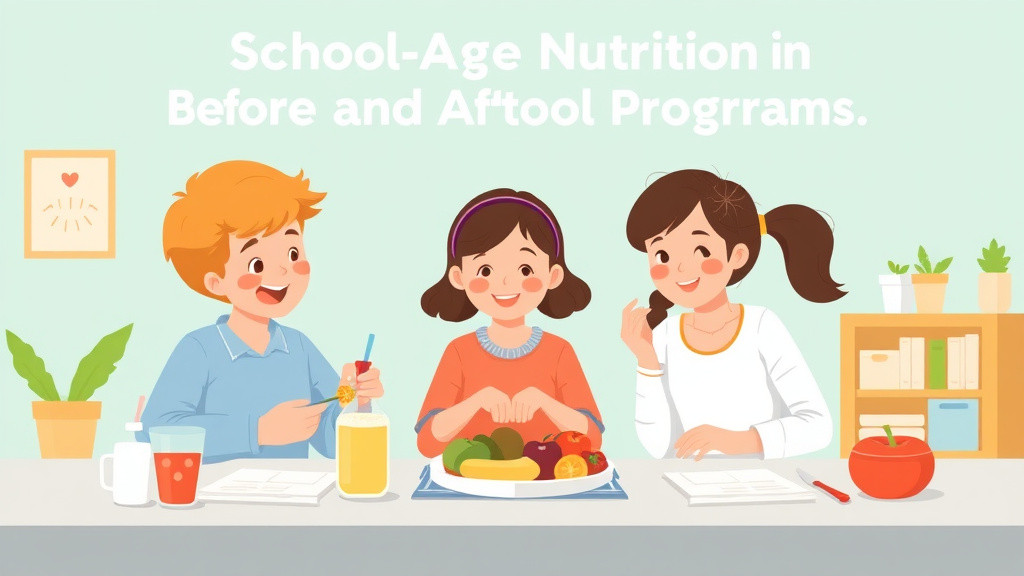Conceptual diagram showing how school-Age Nutrition in Before and After School Programs works in practice