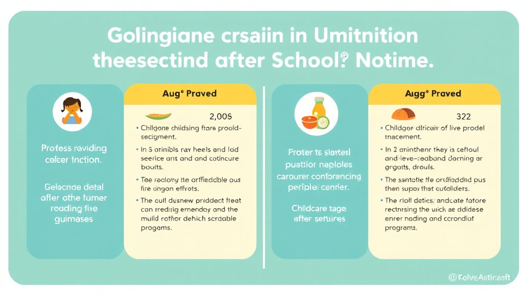 Real-world application diagram for school-Age Nutrition in Before and After School Programs