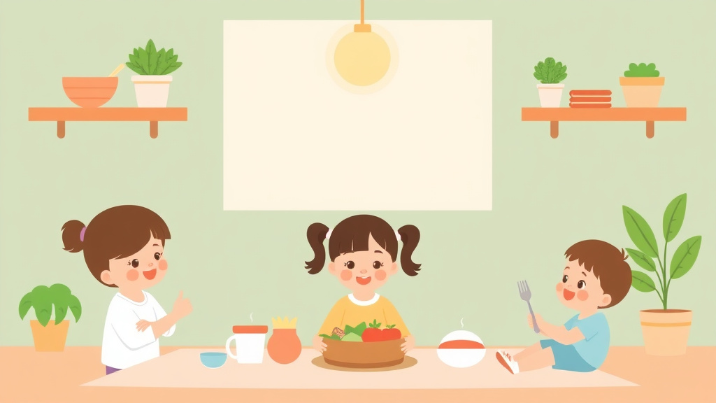 Visual overview of vegan and Vegetarian Meal Planning for Childcare with key concepts highlighted