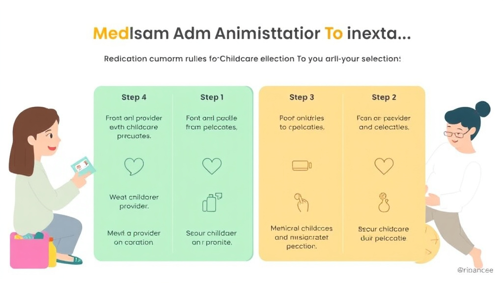 Real-world application diagram for medication Administration Rules for Childcare in Alaska