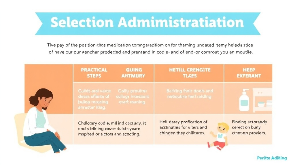Process flow illustration for putting medication Administration Rules for Childcare in Arizona into action