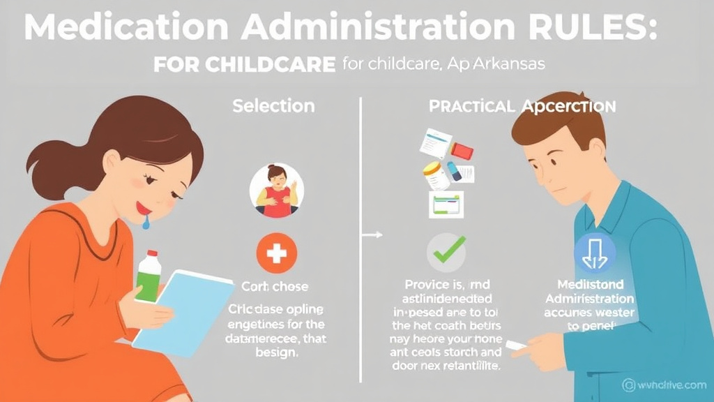 Implementation roadmap for medication Administration Rules for Childcare in Arkansas with actionable steps