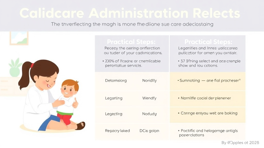 Practical checklist visual for medication Administration Rules for Childcare in California