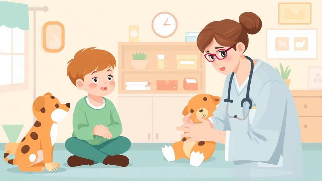 Educational graphic covering the essentials of animal Bite and Scratch Procedures in Childcare