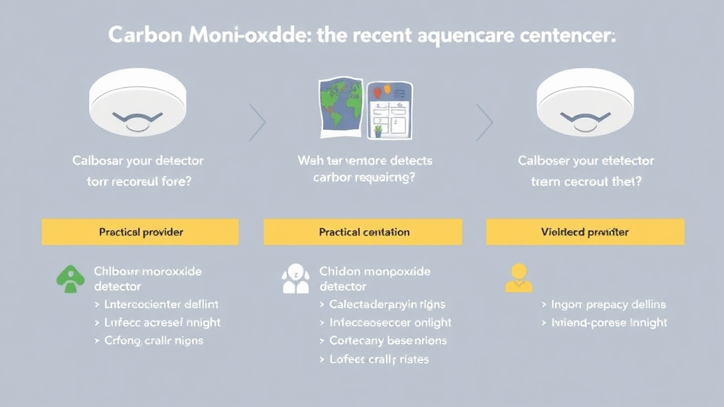 Step-by-step visual guide for implementing carbon Monoxide Detector Requirements for Childcare Centers