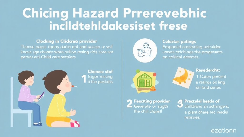 Practical workflow diagram for choking Hazard Prevention in Childcare Settings