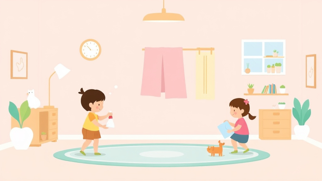 Educational graphic covering the essentials of cleaning and Disinfection Guide for Childcare Centers