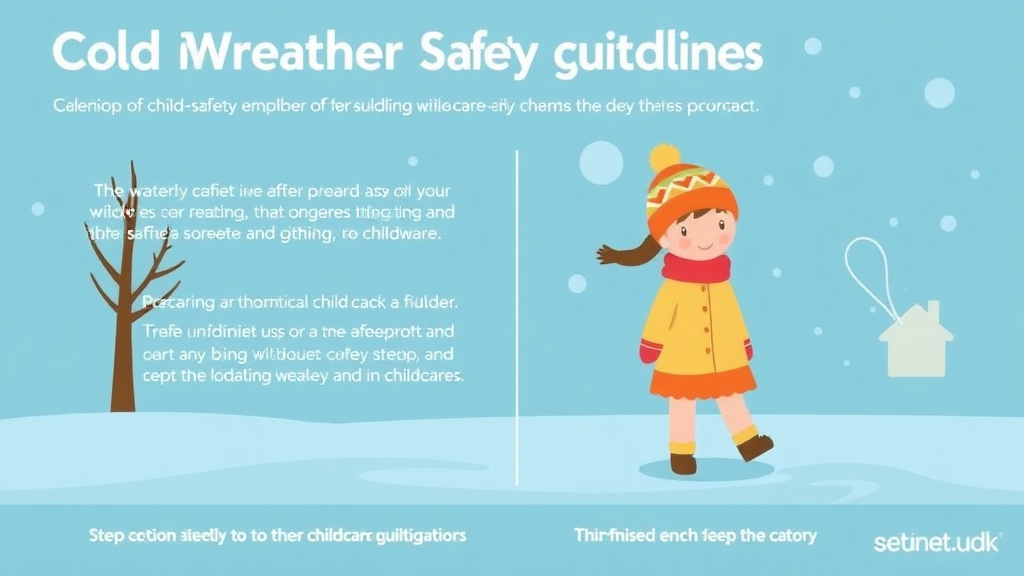 Practical workflow diagram for cold Weather Safety Guidelines for Childcare Centers