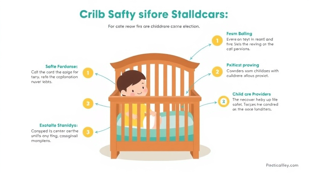 Step-by-step visual guide for implementing crib Safety Standards for Childcare Centers