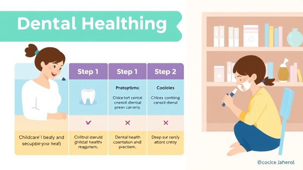 Real-world application diagram for dental Health Requirements in Childcare Licensing