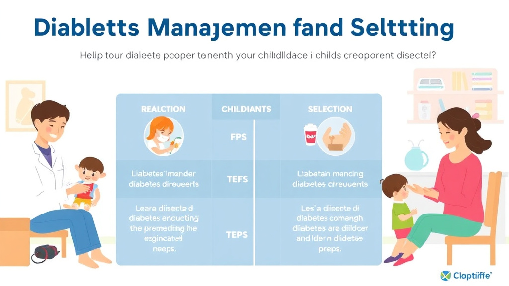 Real-world application diagram for diabetes Management in Childcare Settings