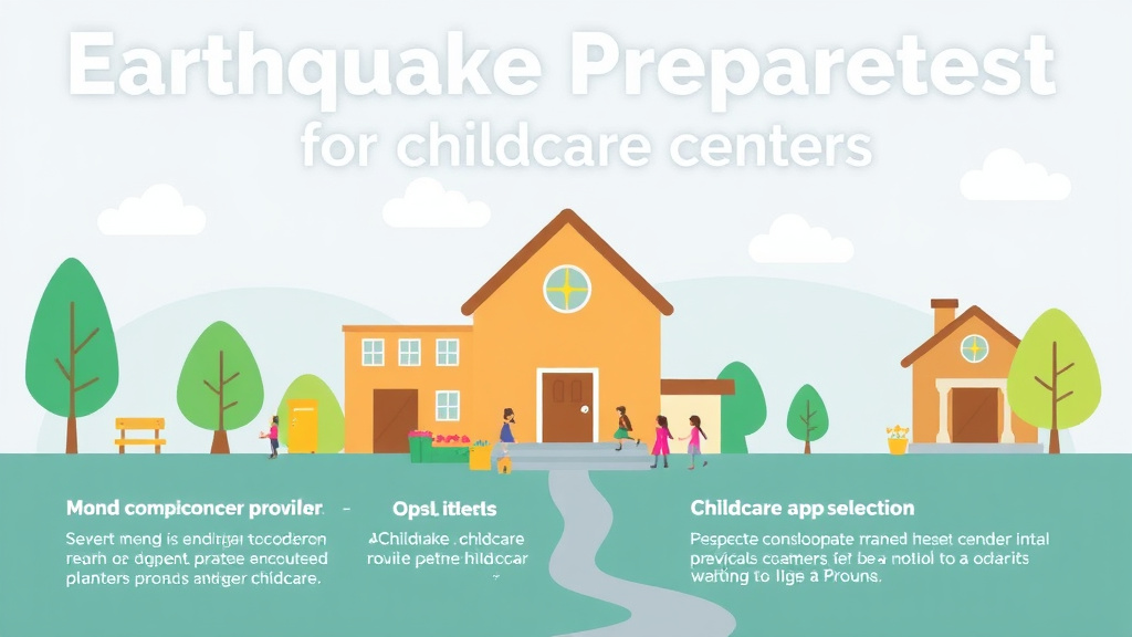 Real-world application diagram for earthquake Preparedness for Childcare Centers