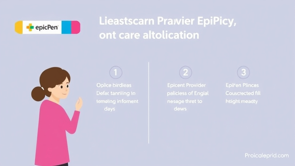 Real-world application diagram for epiPen Administration Training and Policy for Childcare