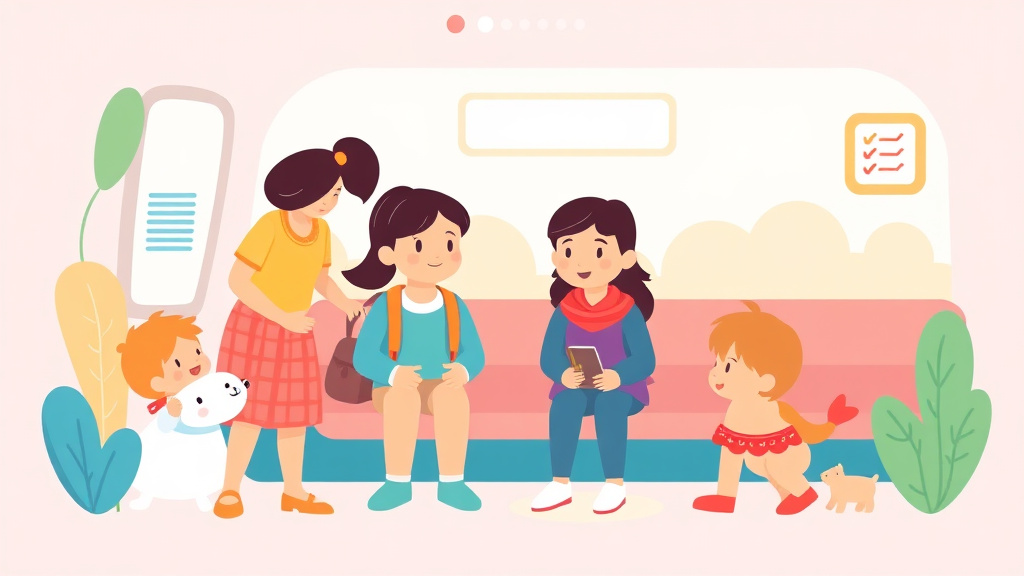 Illustration breaking down the fundamentals of field Trip Health and Safety Procedures for Childcare