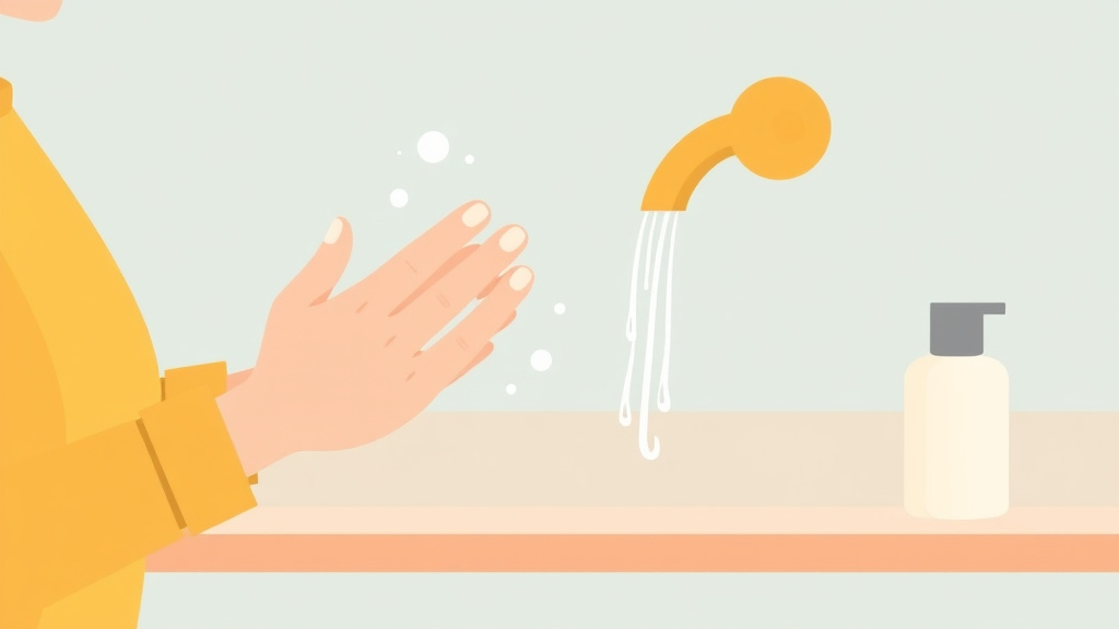 Detailed visual representation of hand Washing Requirements and Procedures in Childcare