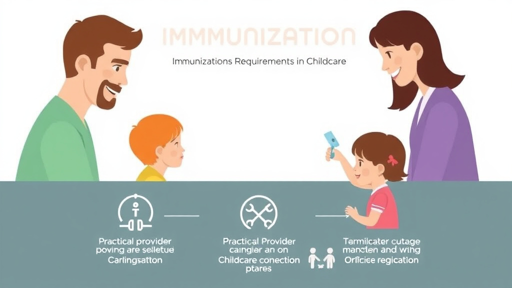 Practical workflow diagram for immunization Requirements for Children in Childcare