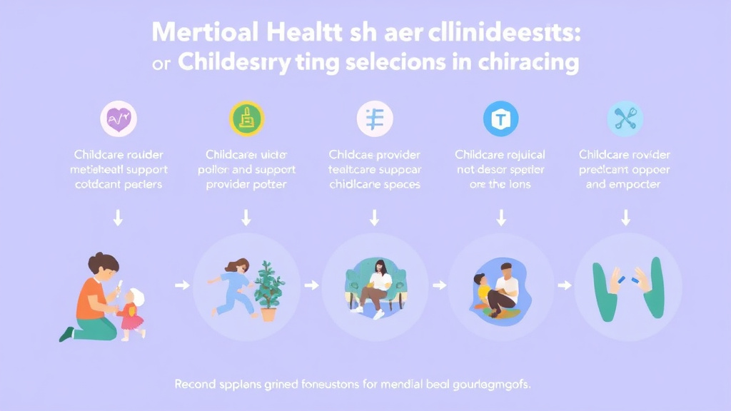 Practical checklist visual for mental Health Support Requirements in Childcare