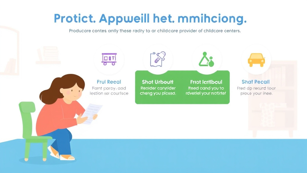 Practical checklist visual for product Recall Monitoring for Childcare Centers