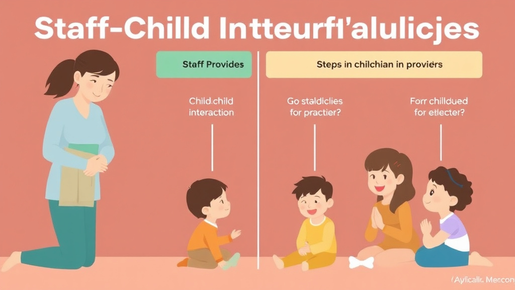 Real-world application diagram for staff-Child Interaction Policies in Childcare