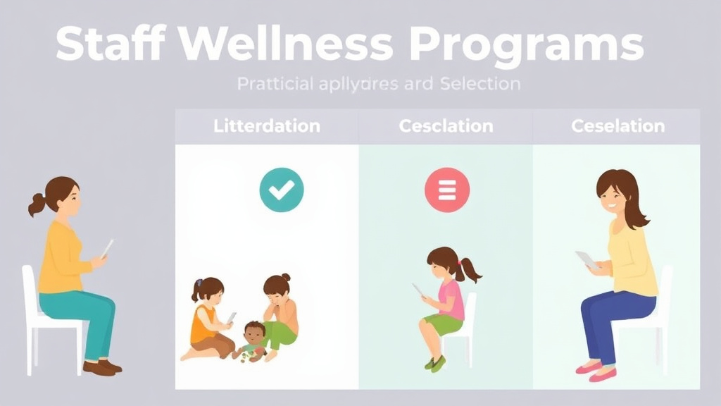 Implementation roadmap for staff Wellness Programs in Childcare Centers with actionable steps