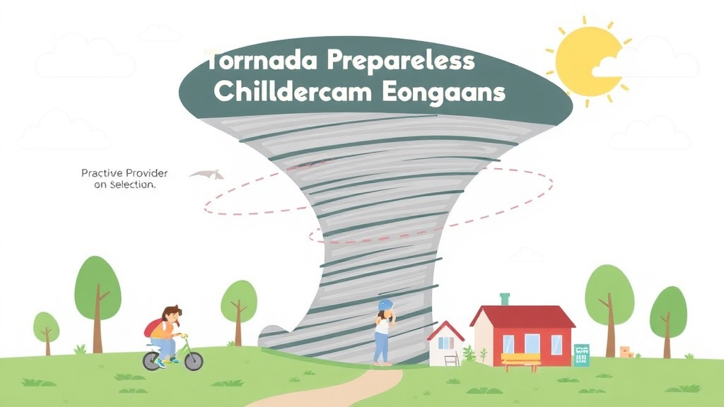 Real-world application diagram for tornado Preparedness for Childcare Programs