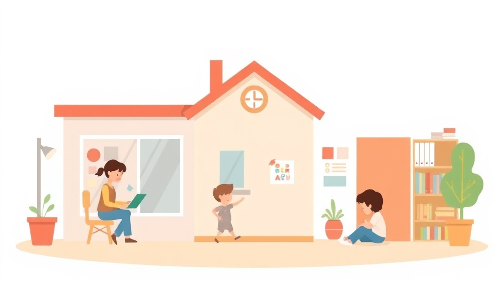 Educational graphic covering the essentials of utility Failure Procedures for Childcare Centers