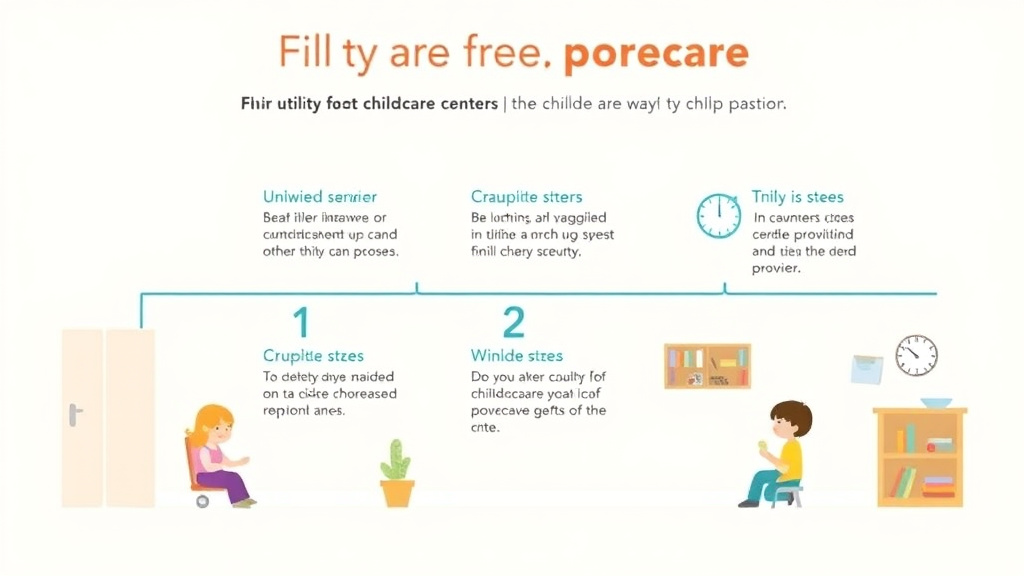 Process flow illustration for putting utility Failure Procedures for Childcare Centers into action