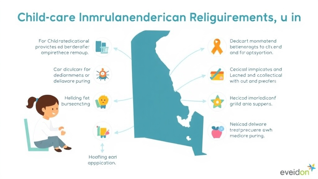 Practical workflow diagram for childcare Immunization Requirements in Delaware