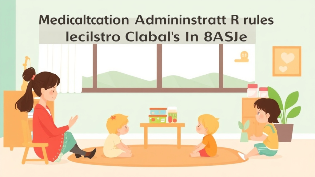 Conceptual diagram showing how medication Administration Rules for Childcare in Hawaii works in practice