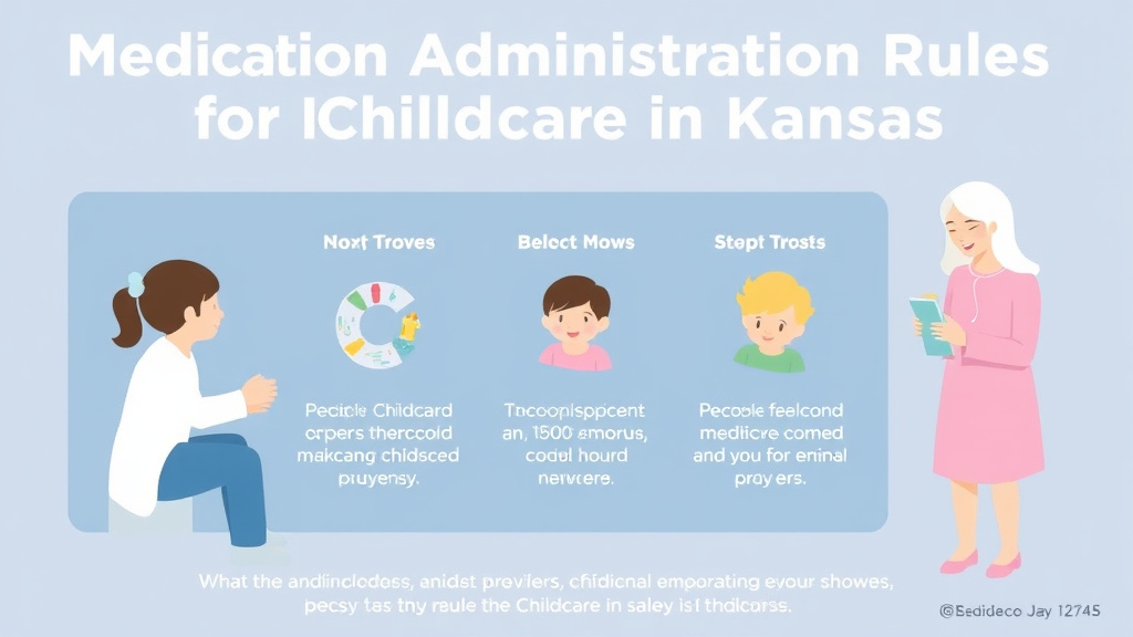 Practical workflow diagram for medication Administration Rules for Childcare in Kansas