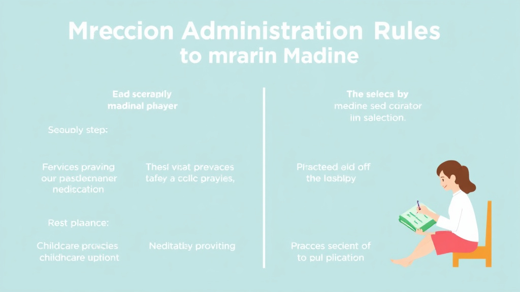 Implementation roadmap for medication Administration Rules for Childcare in Maine with actionable steps