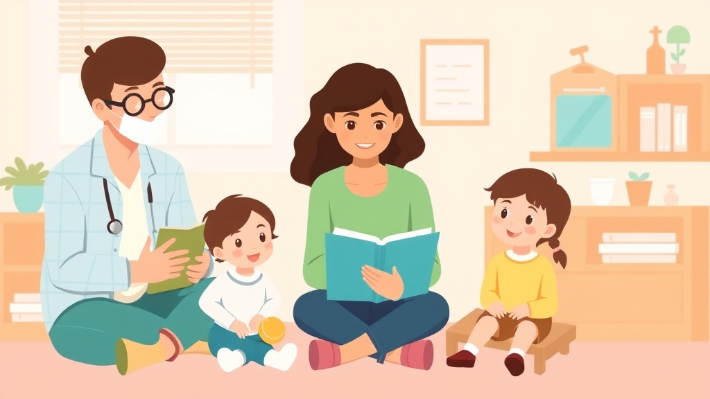 A professional illustration depicting childcare Immunization Requirements in Massachusetts