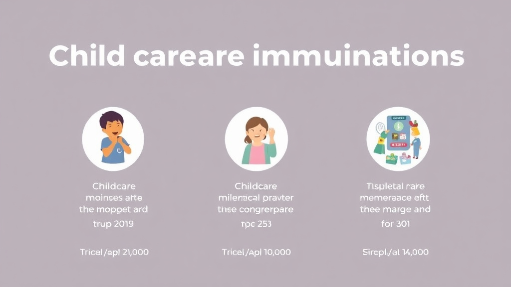 Hands-on guide visualization for childcare Immunization Requirements in Montana