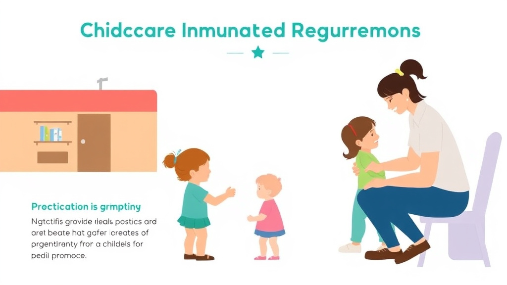 Practical workflow diagram for childcare Immunization Requirements in Nevada