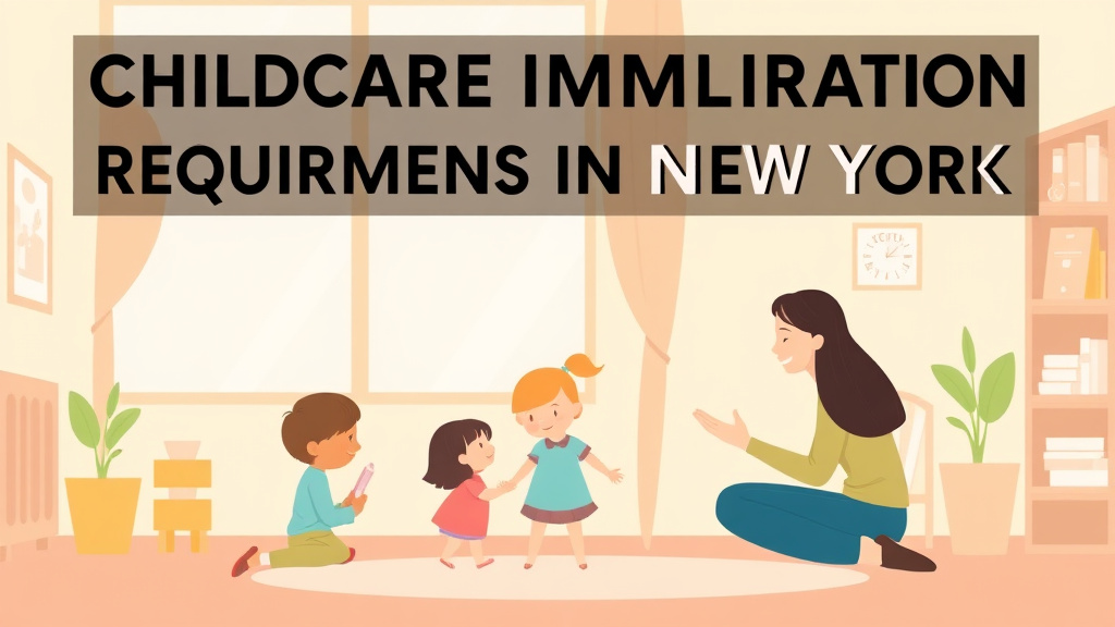 Conceptual diagram showing how childcare Immunization Requirements in New York works in practice