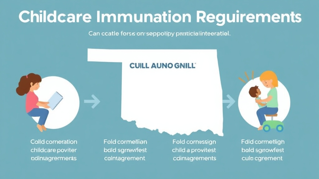 Real-world application diagram for childcare Immunization Requirements in Oklahoma