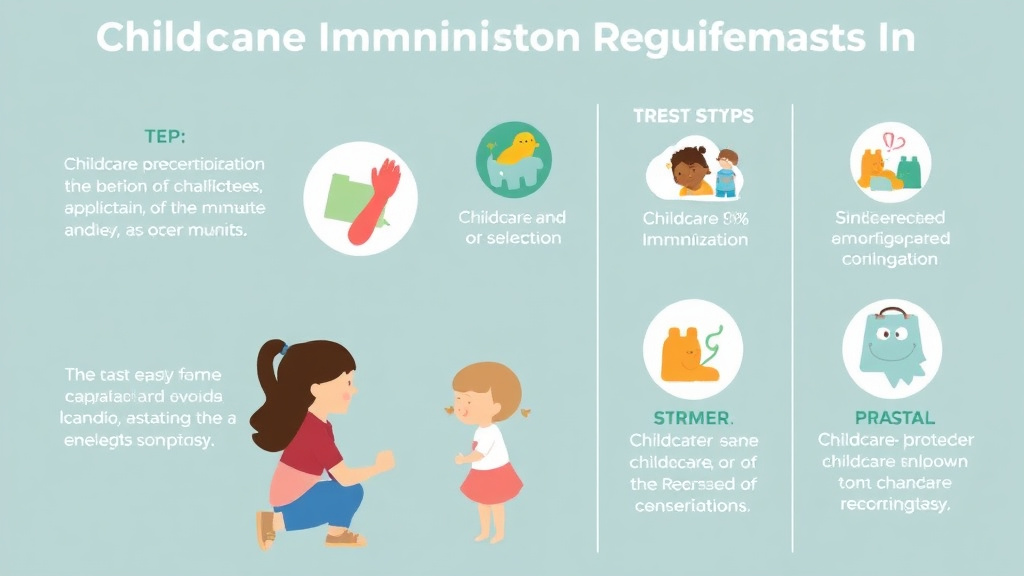 Step-by-step visual guide for implementing childcare Immunization Requirements in Pennsylvania