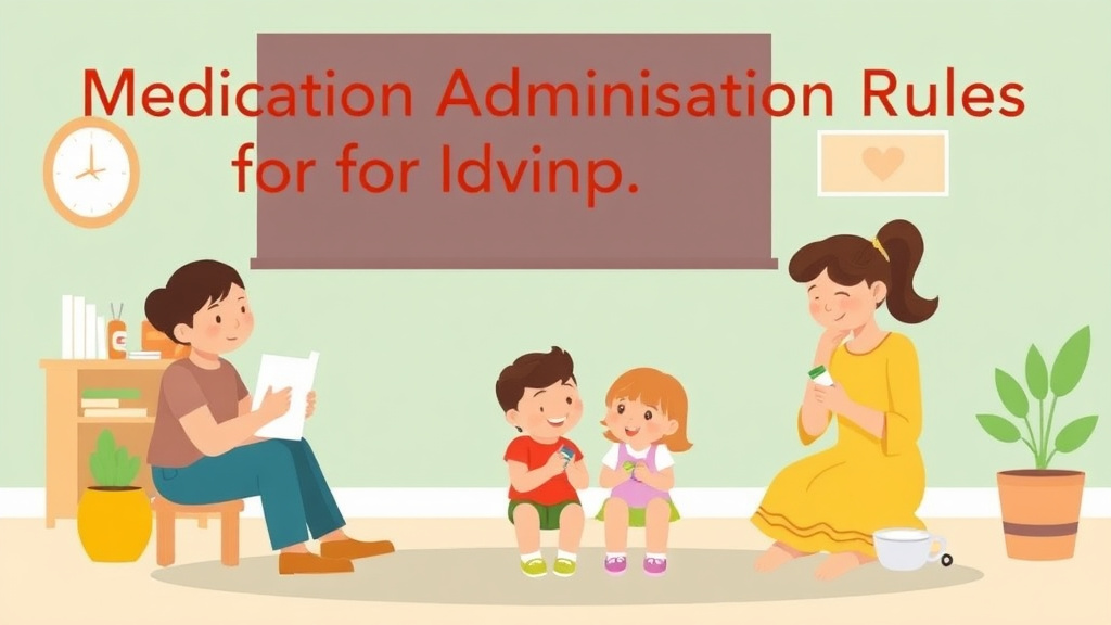 Conceptual diagram showing how medication Administration Rules for Childcare in Pennsylvania works in practice