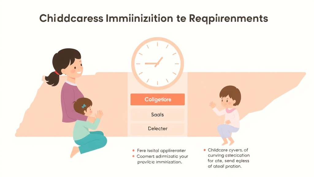 Practical workflow diagram for childcare Immunization Requirements in Tennessee