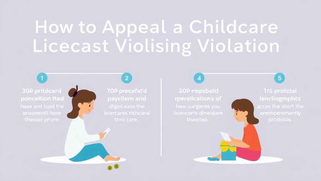 Real-world application diagram for appeal a Childcare Licensing Violation