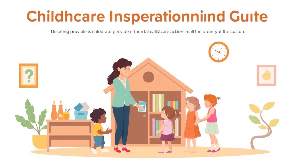 Educational graphic covering the essentials of childcare Inspection Preparation Guide for California