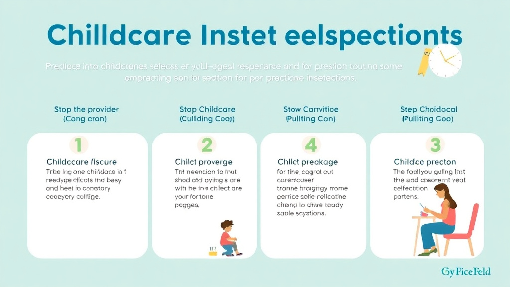 Action-oriented illustration showing how to apply childcare Inspection Preparation Guide for California