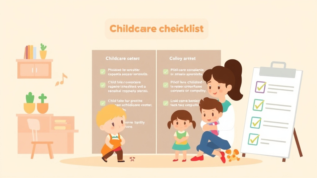 Conceptual diagram showing how child File Compliance Checklist for Childcare Centers works in practice