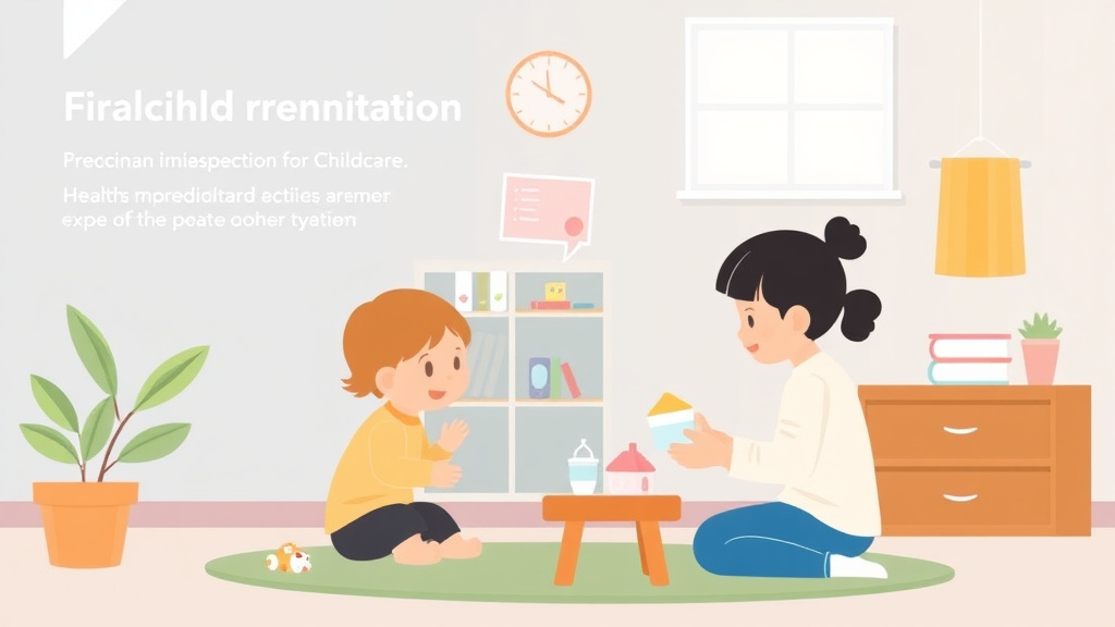 Hands-on guide visualization for health and Sanitation Inspection Preparation for Childcare