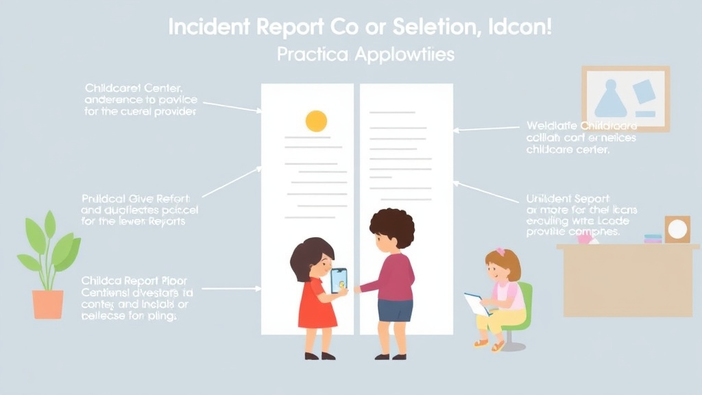 Step-by-step visual guide for implementing incident Report Compliance for Childcare Centers