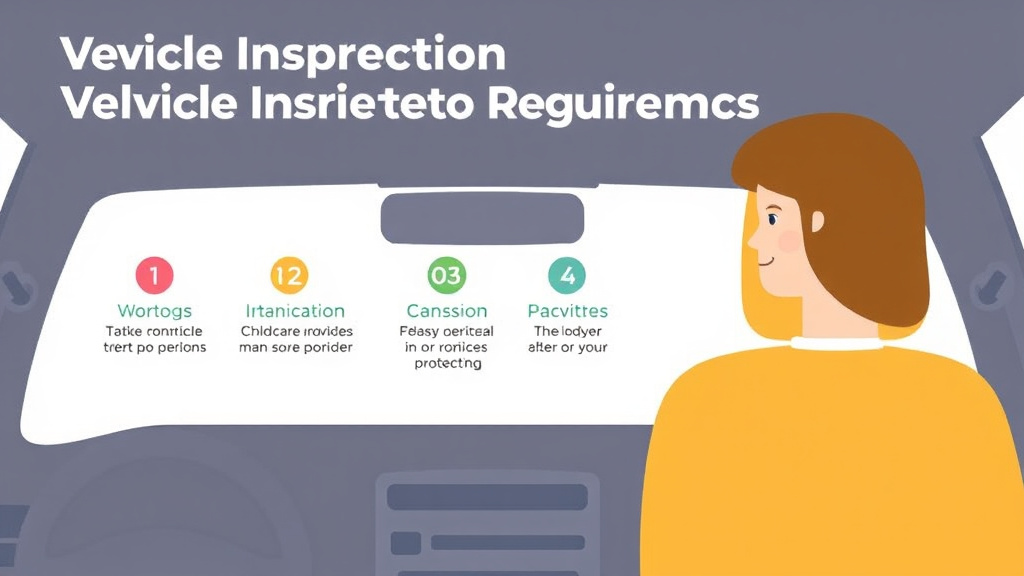 Hands-on guide visualization for vehicle Inspection Requirements for Childcare Transportation