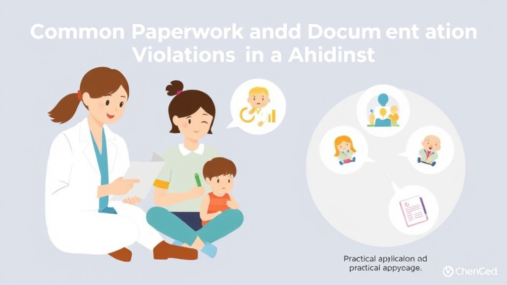 Hands-on guide visualization for common Paperwork and Documentation Violations in Childcare