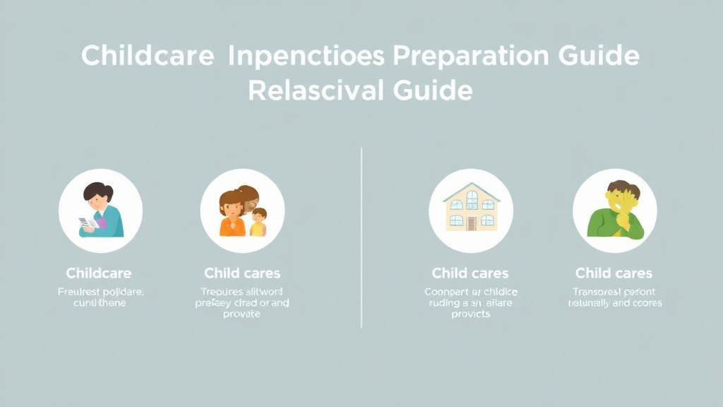 Action-oriented illustration showing how to apply childcare Inspection Preparation Guide for Delaware