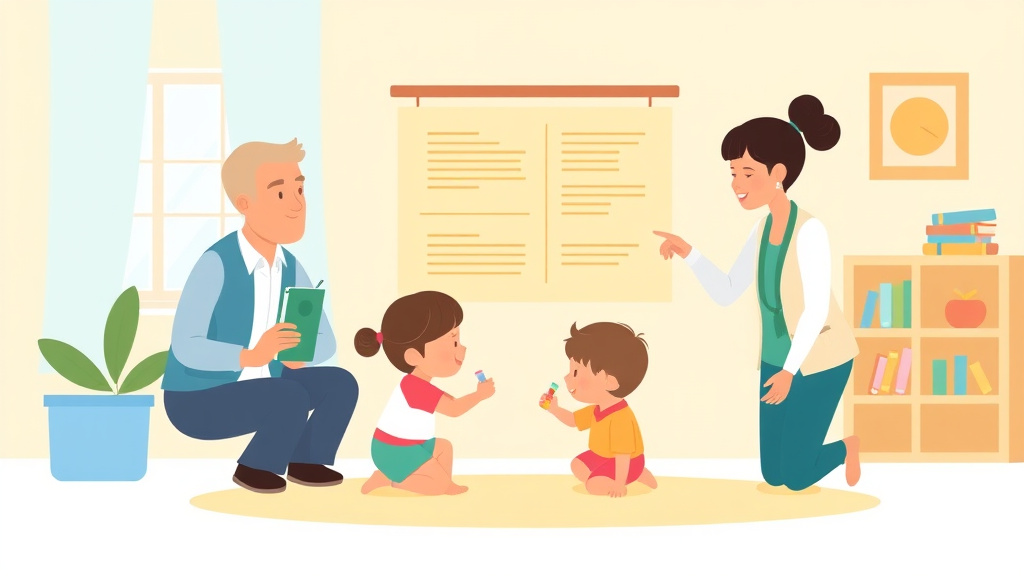 Visual overview of childcare Inspection Preparation Guide for Hawaii with key concepts highlighted